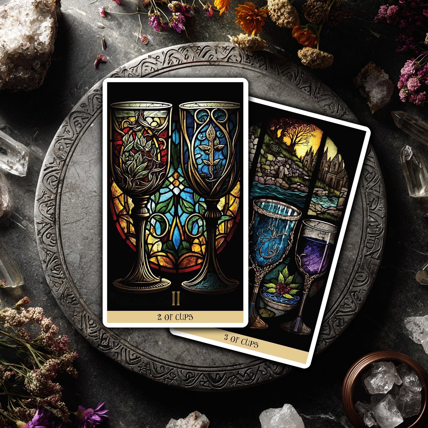 The Stained Glass Tarot: An Illuminated Journey through the Cards