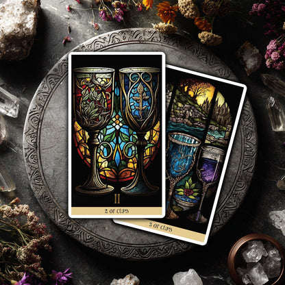 The Stained Glass Tarot: An Illuminated Journey through the Cards