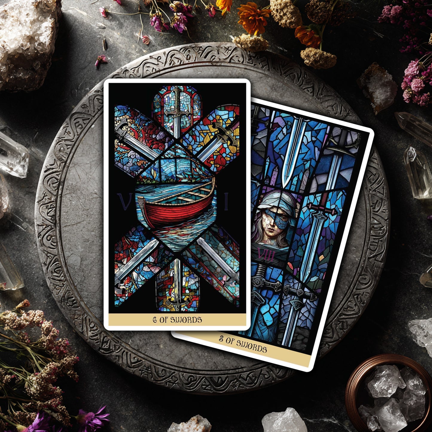The Stained Glass Tarot: An Illuminated Journey through the Cards