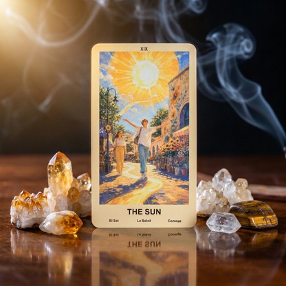 The Sunlit City Tarot – 78 Card Deck & Guidebook