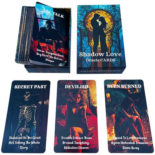 Shadow Love Oracle Cards: 56 Oracle Card Deck, Clarifying Love Situations to help you make informed decisions