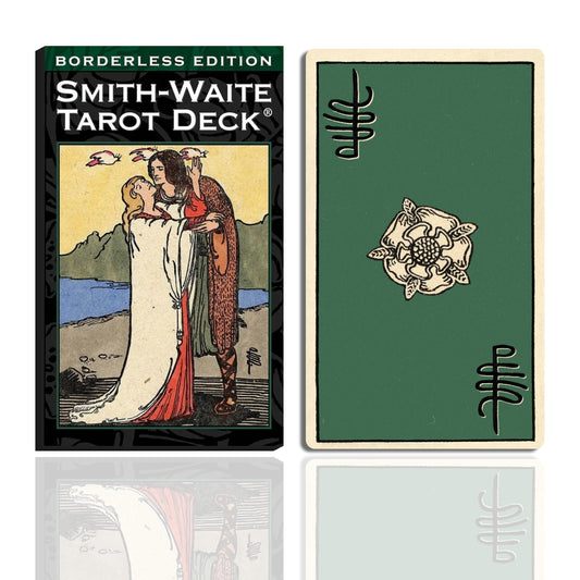 Smith-Waite Tarot Deck Borderless Edition: 78 Tarot Cards & instructions booklet