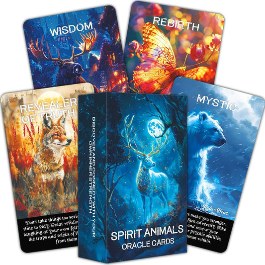 Spirit Animals Oracle: 52 Card Deck with keywords and messages