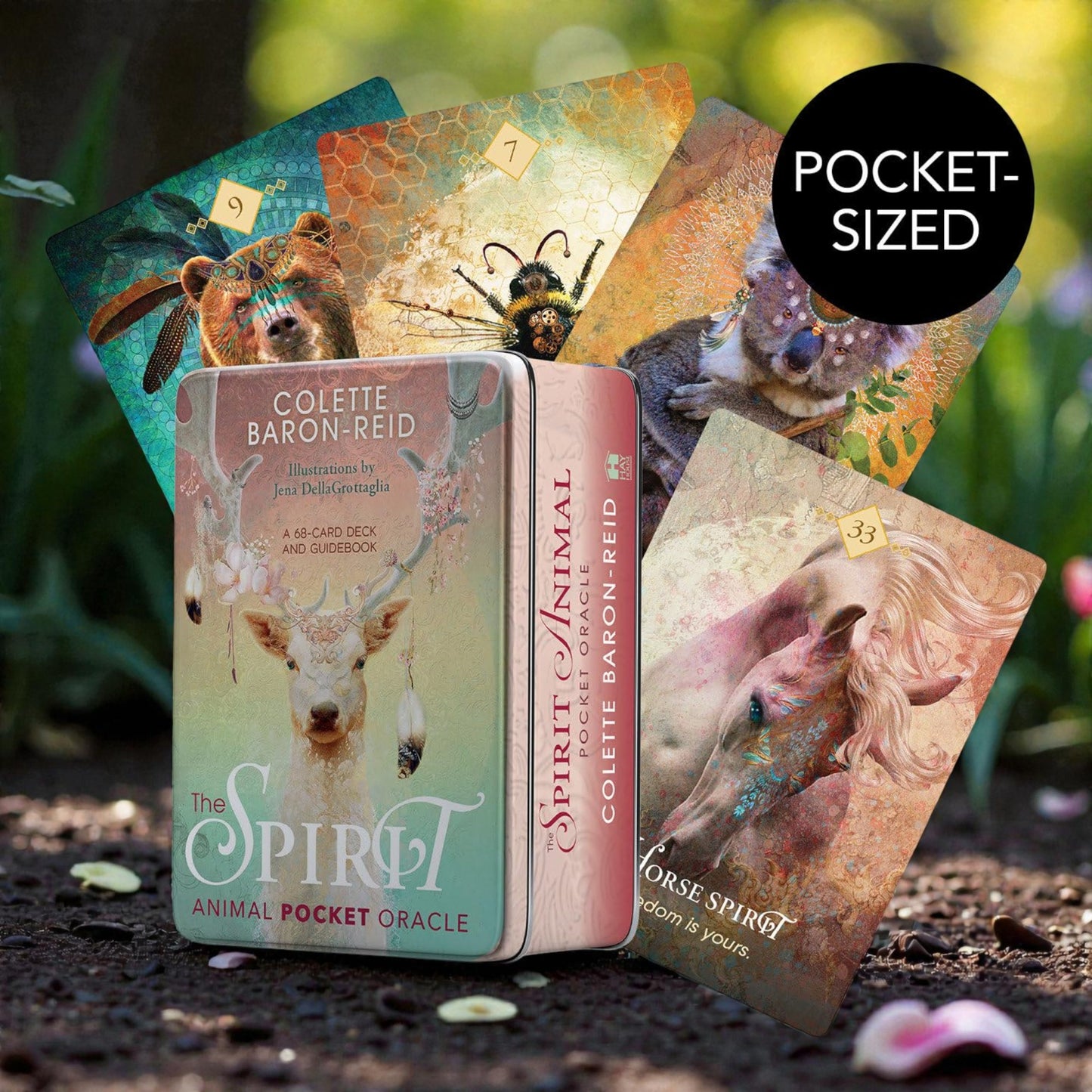 The Spirit Animal Pocket Oracle: 68 Pocket Sized Oracle Cards & Guidebook