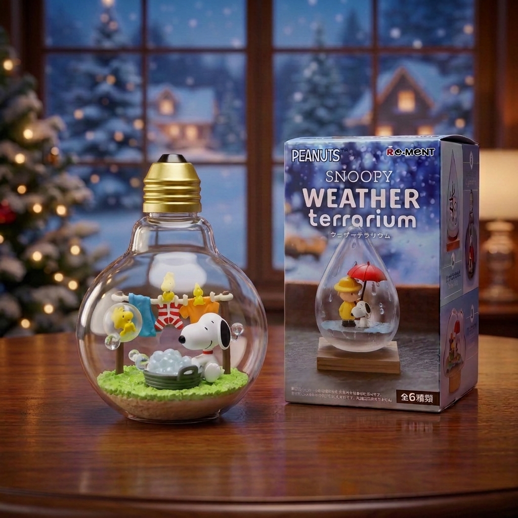 Re-ment SNOOPY WEATHER terrarium collection