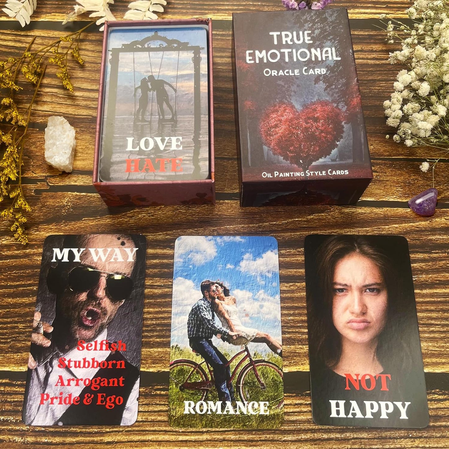 True Emotional Oracle Deck: 80 Oracle cards for Twin Flame Readings