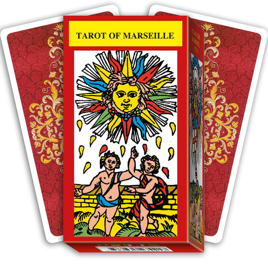 Tarot of Marseille: 78 Tarot Cards & instructions booklet