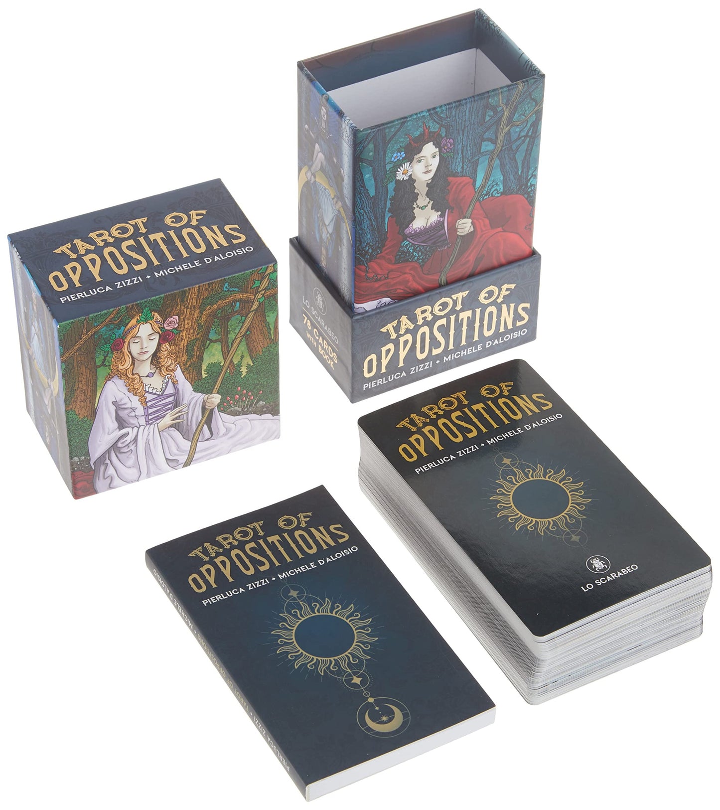 Tarot of Oppositions: 78 Tarot Cards and guidebook