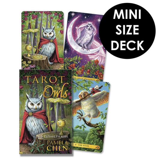 Tarot of the Owls (Mini Edition): 78 Miniature size tarot cards