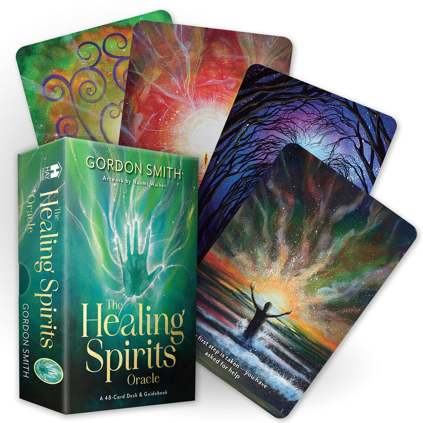 The Healing Spirits Oracle: 48 Oracle Cards & Guidebook