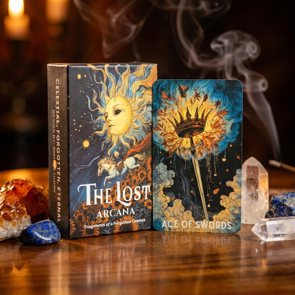 The Lost Arcana Tarot – 78 Card Deck & Guidebook