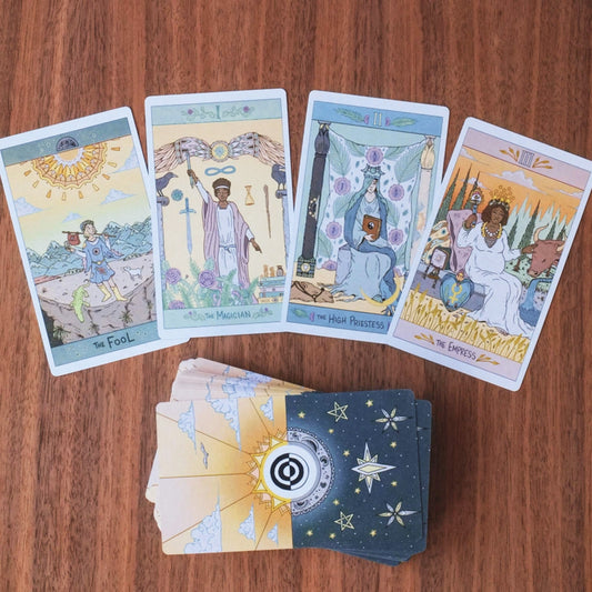 The Luna Sol Tarot: 78 Tarot Card Deck & Guidebook