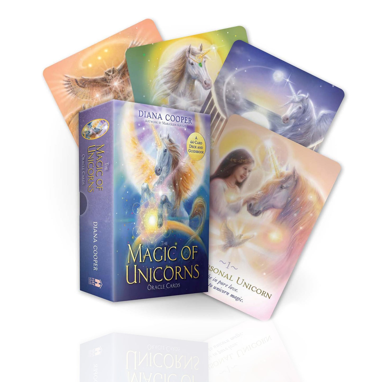 The Magic of Unicorns Oracle: 44 Oracle Card Deck & Guidebook