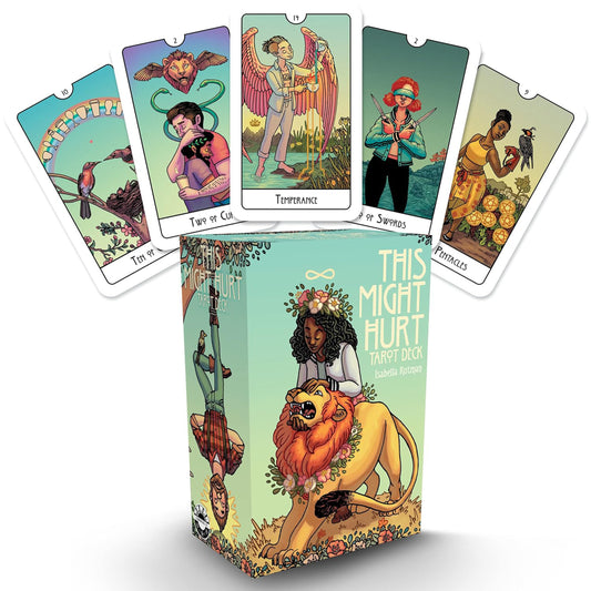 This Might Hurt Tarot Deck: 78 Tarot Cards & Guidebook