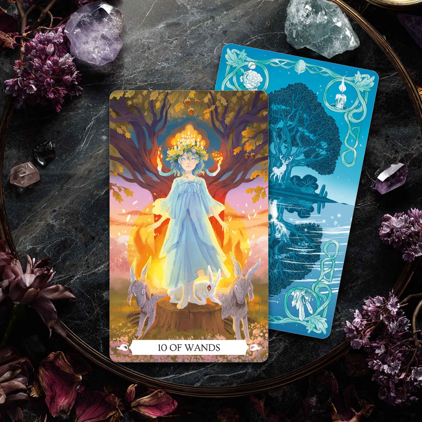 Under The Oak Tarot – 78 Gilded Card Deck & Guidebook