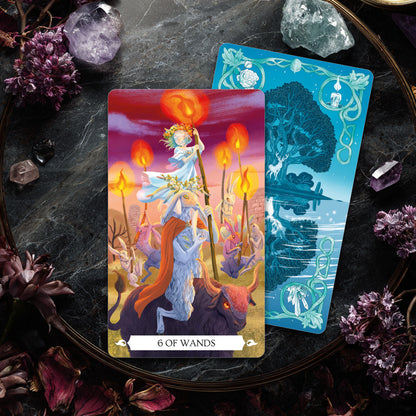 Under The Oak Tarot – 78 Gilded Card Deck & Guidebook