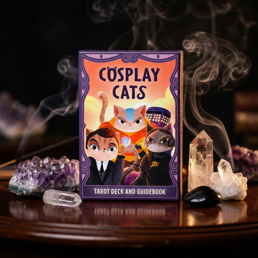 Cosplay Cats Tarot Deck and Guidebook