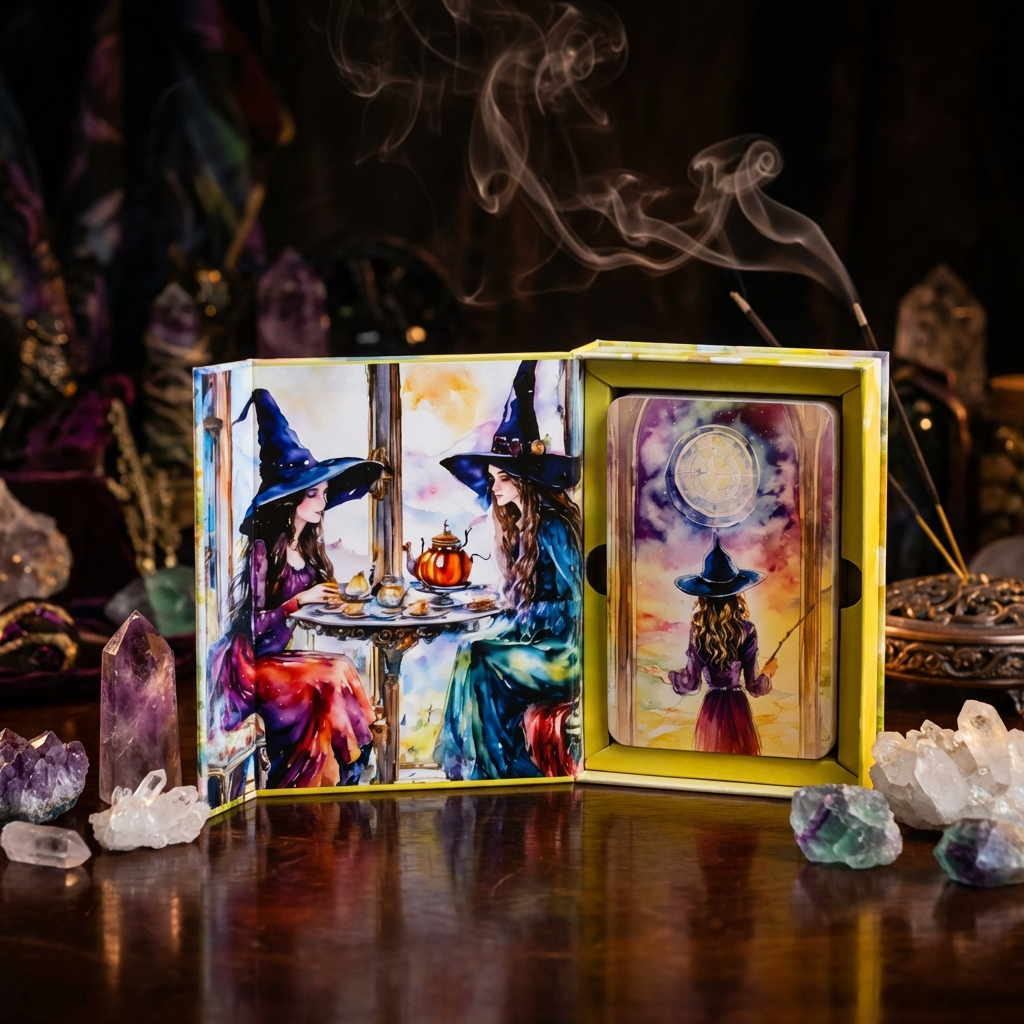 Witch Whispers Oracle – 40 Card Deck & Guidebook
