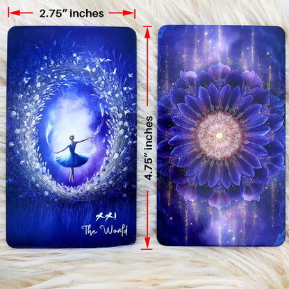 The Violet Veil Tarot – 78 Card Deck & Guidebook