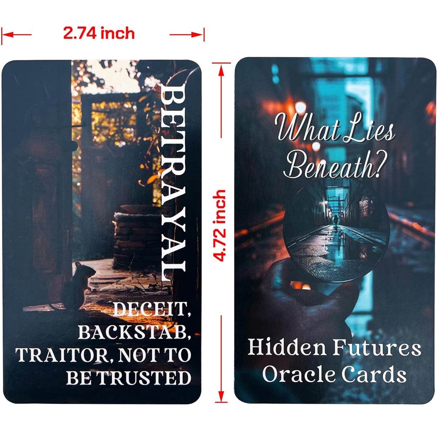 What Lies Beneath? Oracle: 55 Oracle cards with keywords