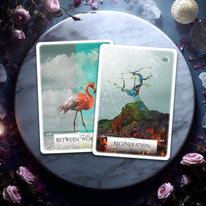Pocket Size Wisdom of the Oracle Divination Cards | Intuitive Messages for Peace & Purpose