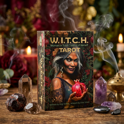 W.I.T.C.H. Tarot - Gold Gilt-Edged Card Deck & Guidebook