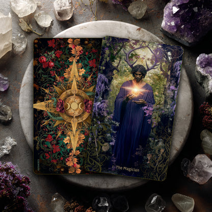 W.I.T.C.H. Tarot - Gold Gilt-Edged Card Deck & Guidebook