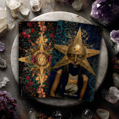 W.I.T.C.H. Tarot - Gold Gilt-Edged Card Deck & Guidebook