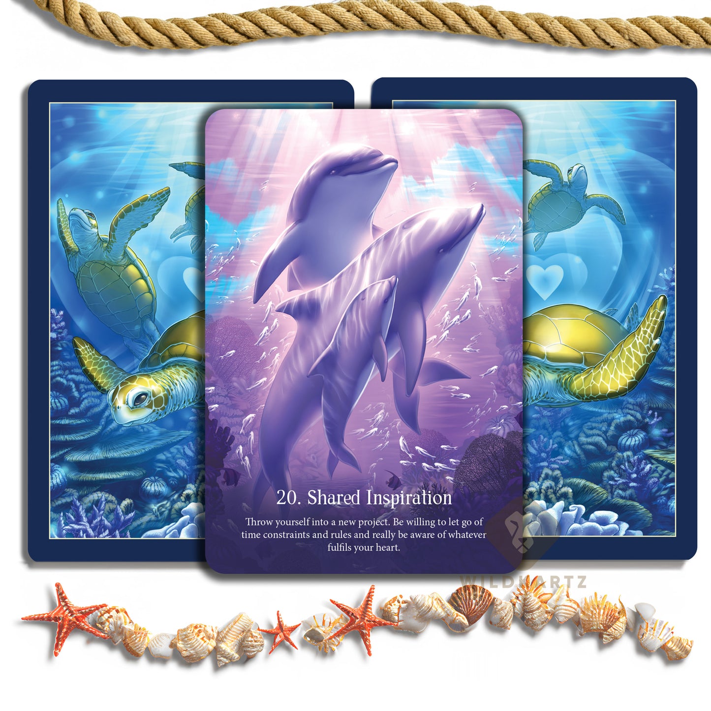 Whispers of the Ocean Oracle Deck: 50 Oracle Cards & Guidebook