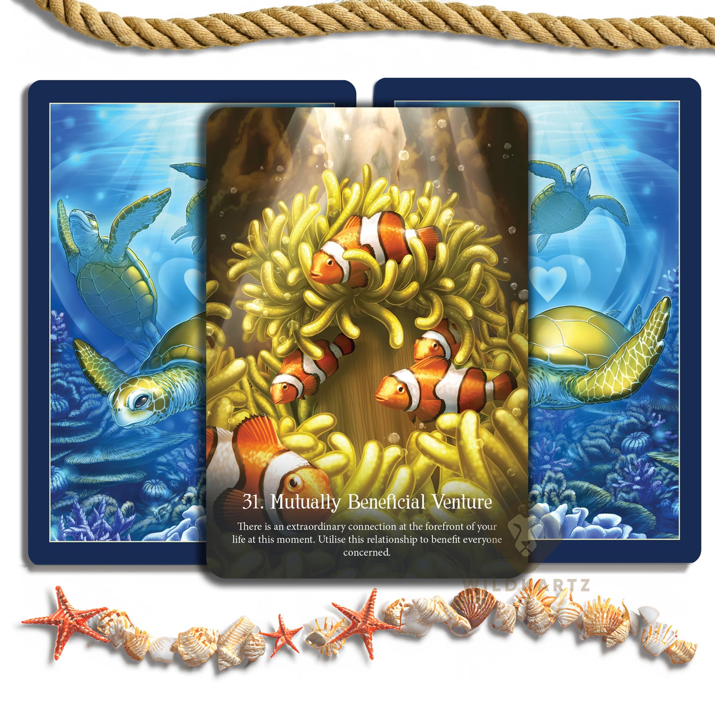 Whispers of the Ocean Oracle Deck: 50 Oracle Cards & Guidebook