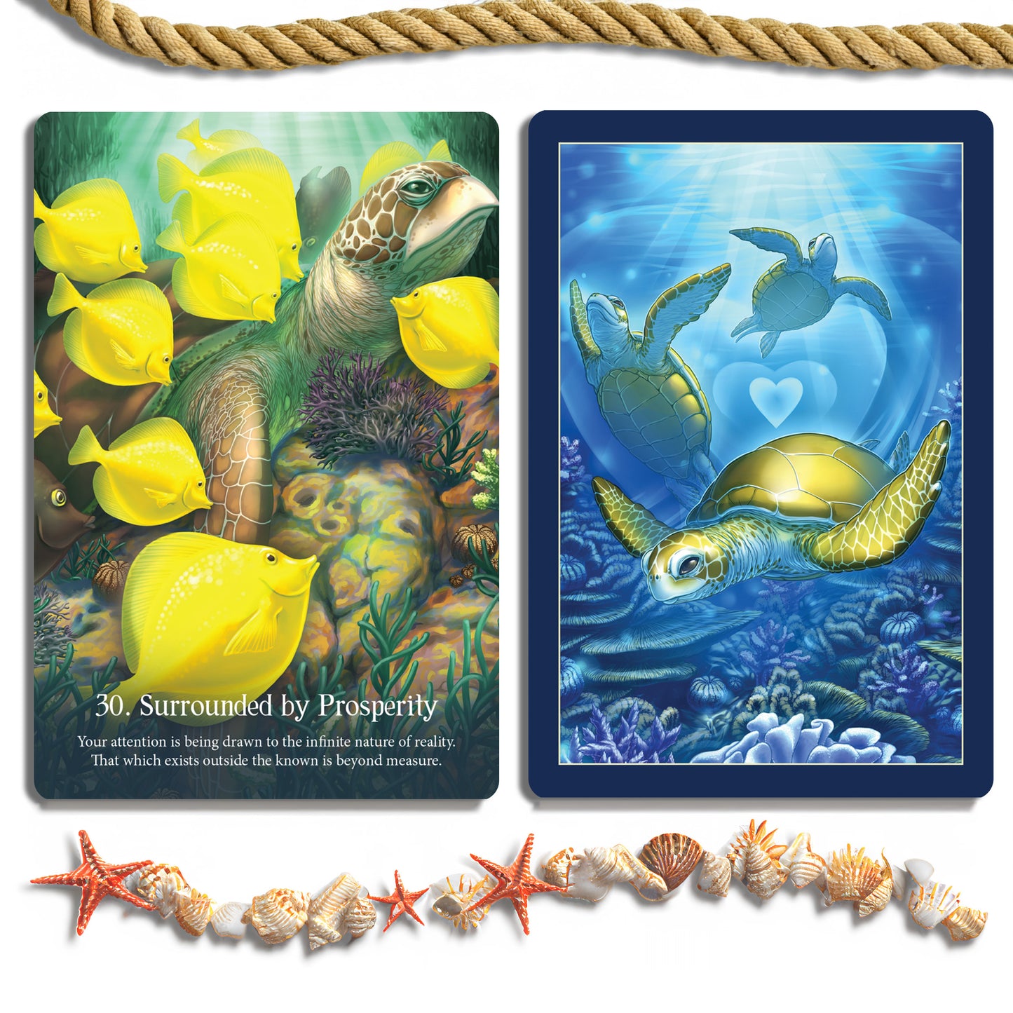 Whispers of the Ocean Oracle Deck: 50 Oracle Cards & Guidebook