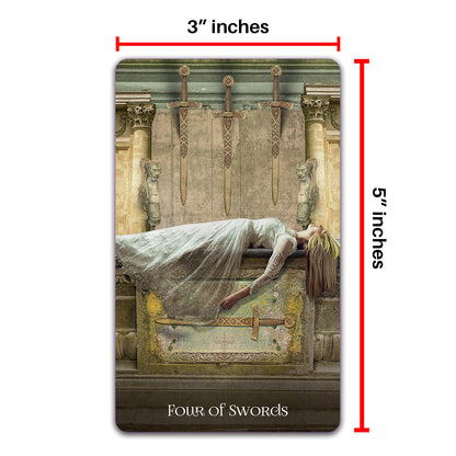 When Women Had Wings Tarot Deck – 78 Cards with Purple Gilded Edges