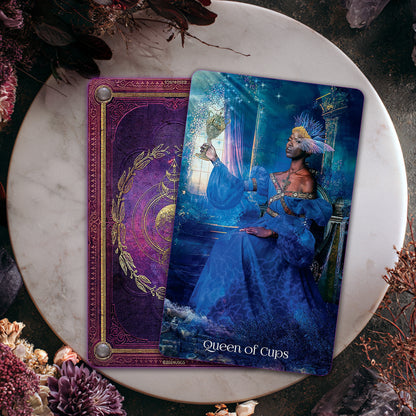 When Women Had Wings Tarot Deck – 78 Cards with Purple Gilded Edges