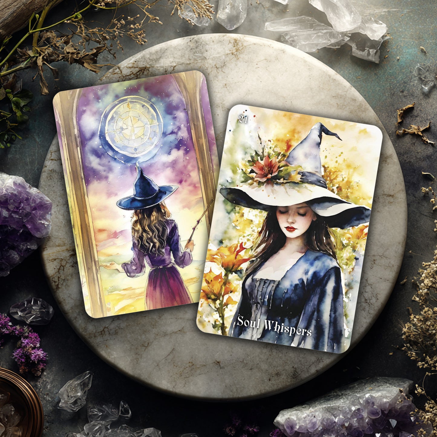 Witch Whispers Oracle – 40 Card Deck & Guidebook