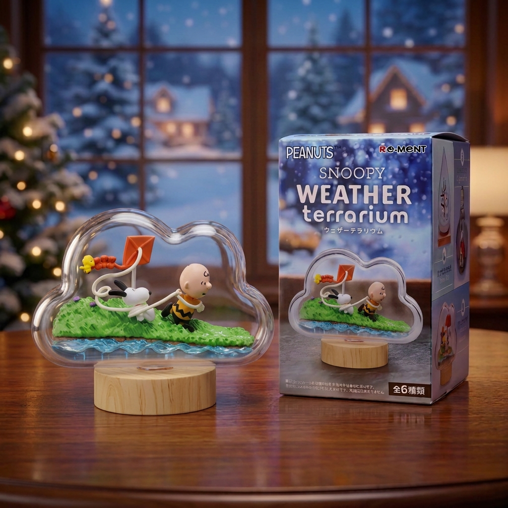 Re-ment SNOOPY WEATHER terrarium collection