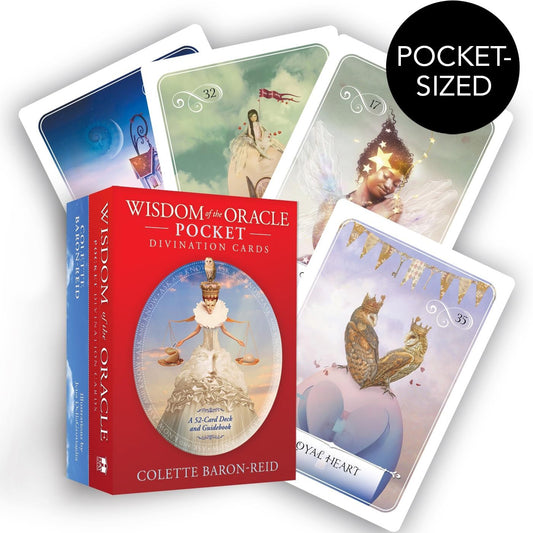 Wisdom of the Oracle Pocket Divination Cards: 52 Oracle Card Deck & Guidebook