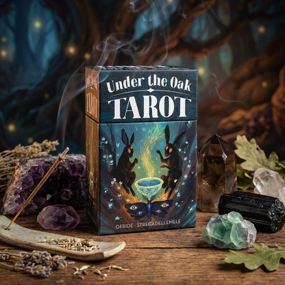 Under The Oak Tarot – 78 Gilded Card Deck & Guidebook