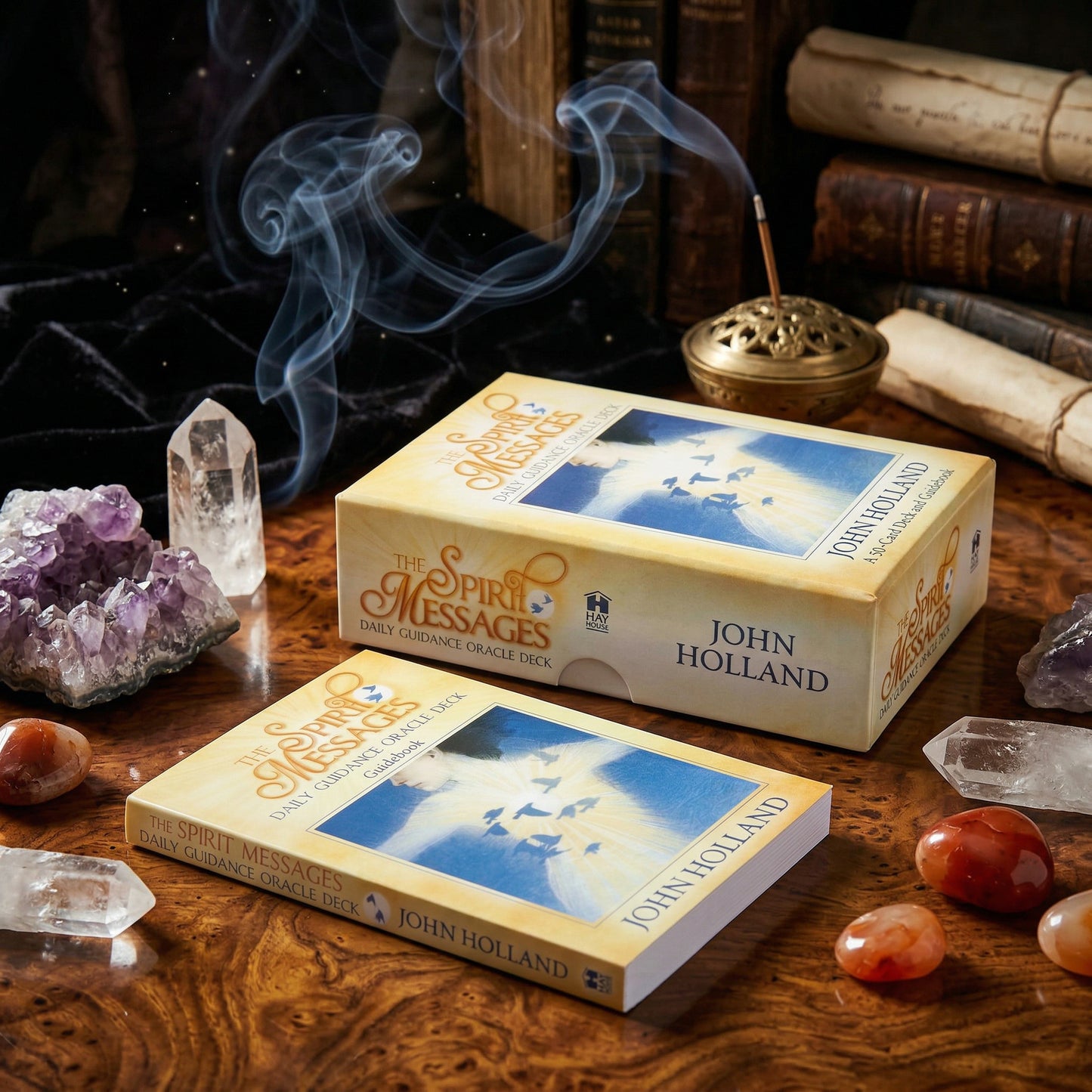 Spirit Messages Daily Guidance Oracle Deck: 50 Oracle Cards & Guidebook