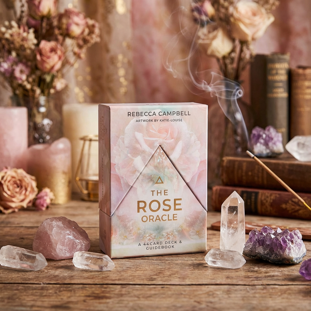 The Rose Oracle Deck: 44 Beautiful Oracle Cards & Guidebook