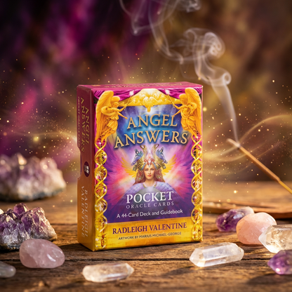 Angel Answers (Pocket Size) Oracle Deck and Guidebook - Gain Divine Clarity and Insight
