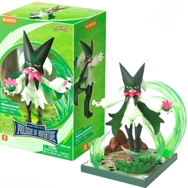 Blokees Pokemon Figures Meowscarada Building Blocks Assembling Model